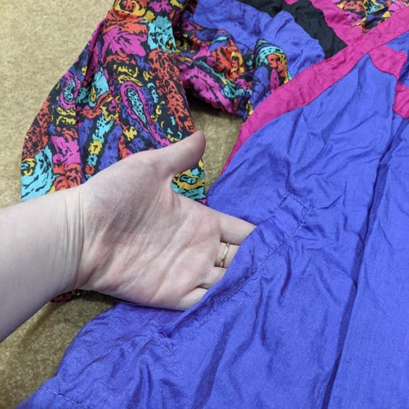 Adolfo Sport Retro Purple Track Suit - Picture 5 of 9